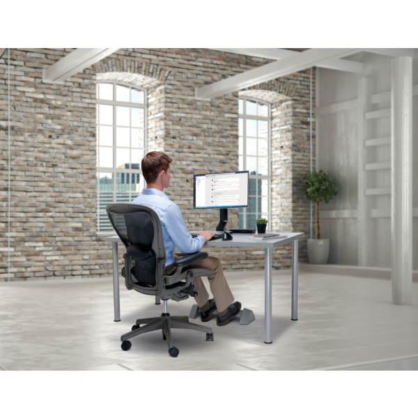 Reposapiés oscilante Gris