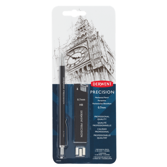 Juego De Portaminas Precision De Derwent Hb 0,7