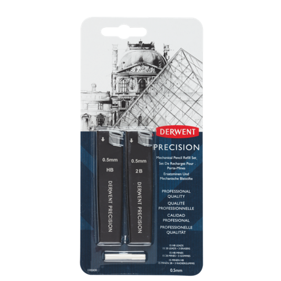 Juego De Recambios De Portaminas Precision De Derwent Hb 0,5