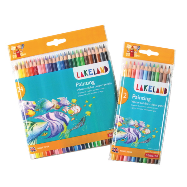 Lápices Acuarelables Lakeland De Derwent (Paquete De 24)