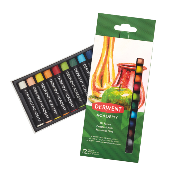 Pasteles Al Óleo Academy De Derwent (Paquete De 12)