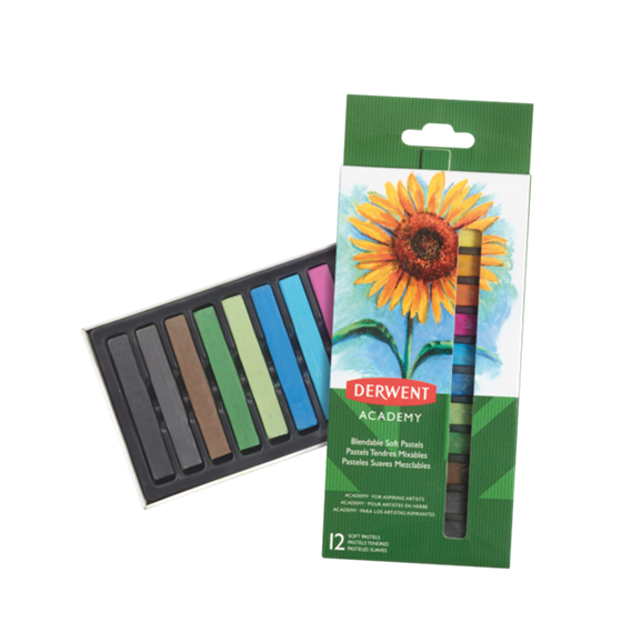 Pinturas Pastel Academy De Derwent (Paquete De 12)