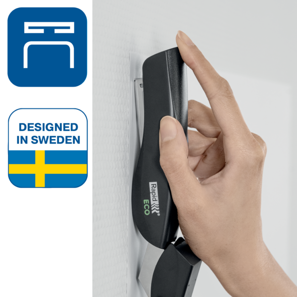 Grapadora Rapid Eco Negro