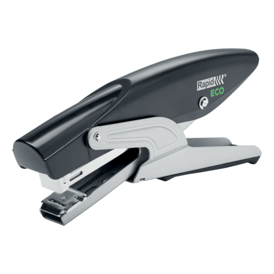 Grapadora De Tenaza Rapid Eco Negro