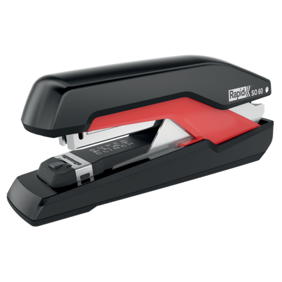 Grapadora Modelo Supreme So60 Fullstrip De Rapid Negro/Rojo