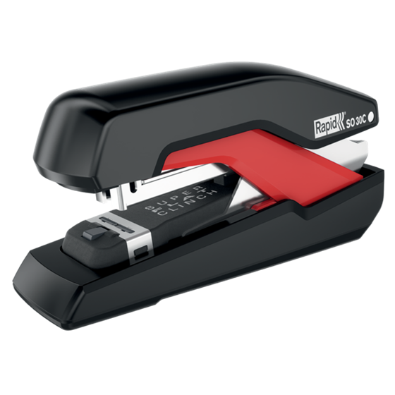 Grapadora Modelo Supreme Omnipress So30C De Rapid Negro/Rojo