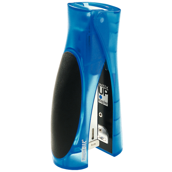 Grapadora Vertical Ultimate F20 Rapid Azul Translúcido