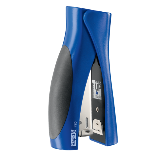 Grapadora Vertical Ultimate F20 Rapid Azul
