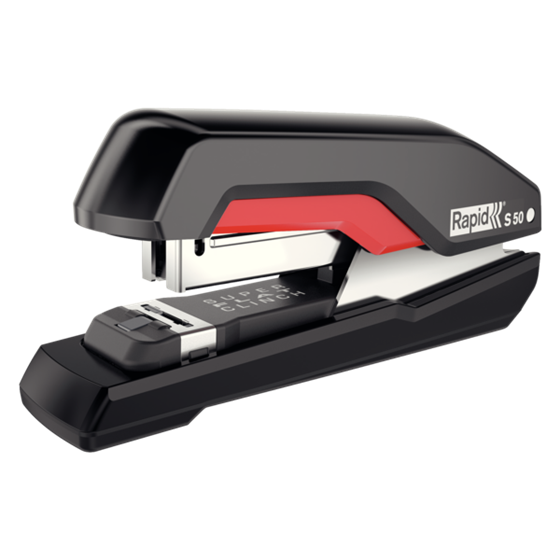 Grapadora Modelo Supreme S50 De Rapid Negro/Rojo