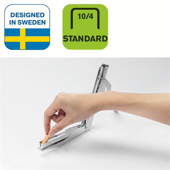 Grapadora De Tenaza Economy De Rapid E10 Plata