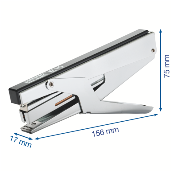 Grapadora De Tenaza Economy De Rapid E10 Plata