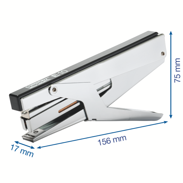 Grapadora De Tenaza Economy De Rapid E10 Plata