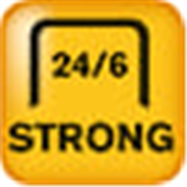 Grapadora De Brazo Largo Classic De Rapid Hd12/12" Negro