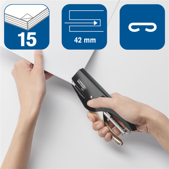 Grapadora De Tenaza Supreme De Rapid S51 Black Magic