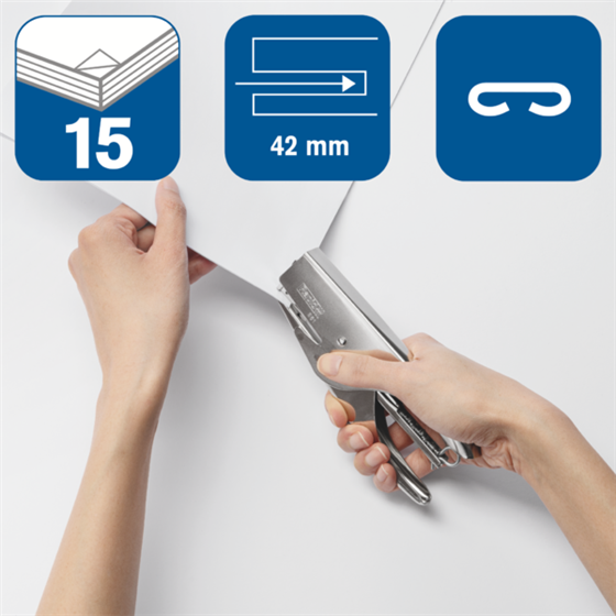 Grapadora De Tenaza Supreme De Rapid S51 Níquel