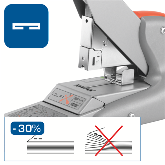 Grapadora Para Gruesos Duax Rapid Plata/ Naranja