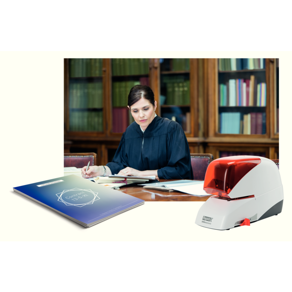 Grapadora Eléctrica Supreme De Rapid R5050E Plata/ Naranja