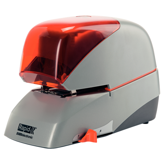 Grapadora Eléctrica Supreme De Rapid R5080E Plata/ Naranja