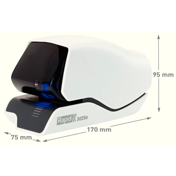 Grapadora Eléctrica Supreme De Rapid 5025E Blanco