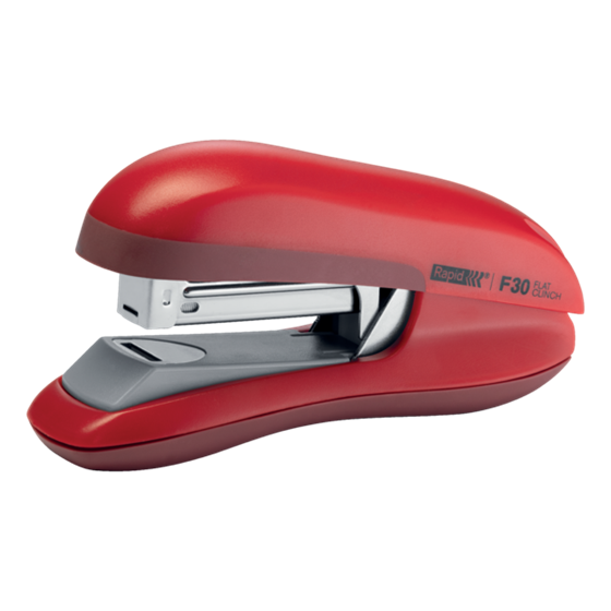 Grapadora De Sobremesa De Grapado Plano F30 Rapid Rojo