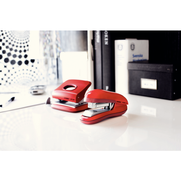 Grapadora De Sobremesa De Grapado Plano F30 Rapid Rojo