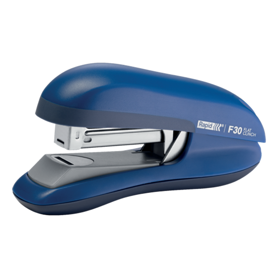 Grapadora De Sobremesa De Grapado Plano F30 Rapid Azul