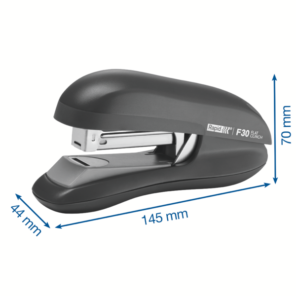 Grapadora De Sobremesa De Grapado Plano F30 Rapid Azul