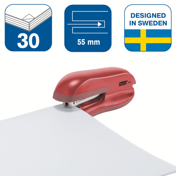 Grapadora De Sobremesa F16 Rapid Rojo