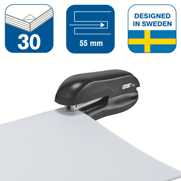 Grapadora De Sobremesa F16 Rapid Negro