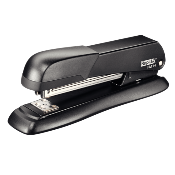 Grapadora Fullstrip Metálica De Sobremesa Fm14 Rapid Negro