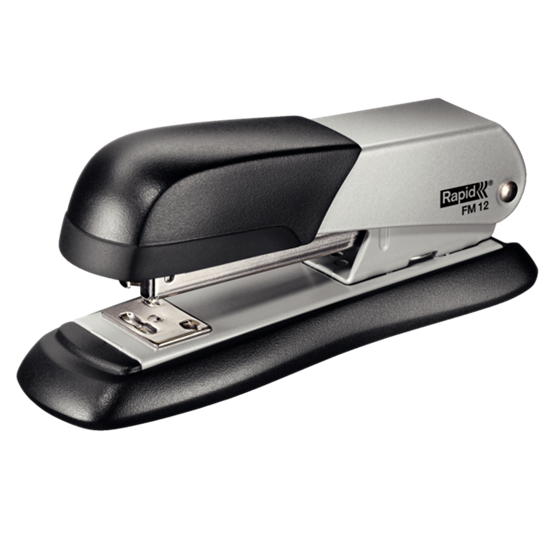 Grapadora Metálica De Sobremesa Fm12 Rapid Plata