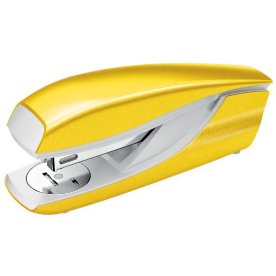 Grapadora Metálica De Oficina Mod. 635 Wow De Petrus Amarillo