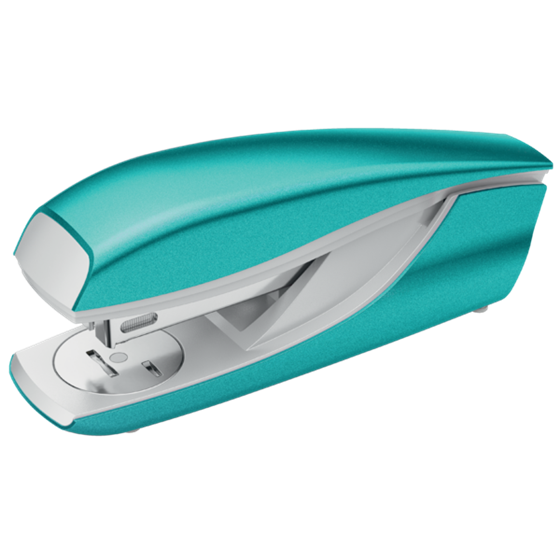 Grapadora Metálica De Oficina Mod. 635 Wow De Petrus Turquesa