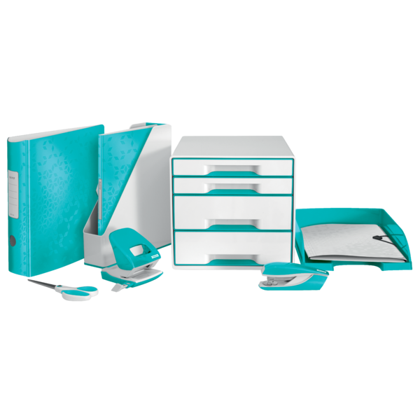 Grapadora Metálica De Oficina Mod. 635 Wow De Petrus Turquesa