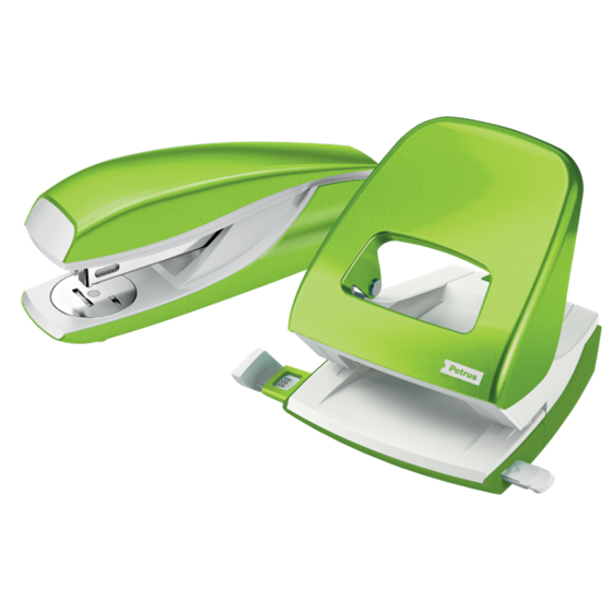 Grapadora Metálica De Oficina Mod. 635 Wow De Petrus Verde