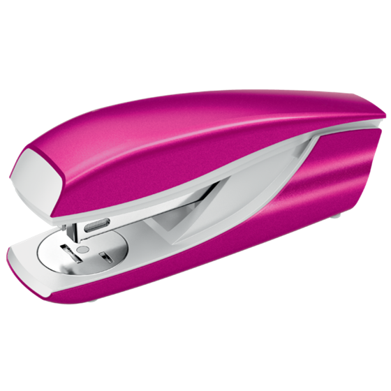 Grapadora Metálica De Oficina Mod. 635 Wow De Petrus Fucsia