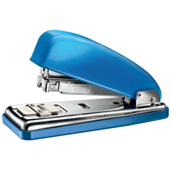 Grapadora Metálica De Oficina Mod. 226 Wow De Petrus Azul