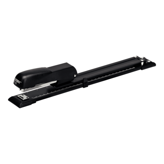 Grapadora De Brazo Largo Economy De Rapid E15/12" Negro