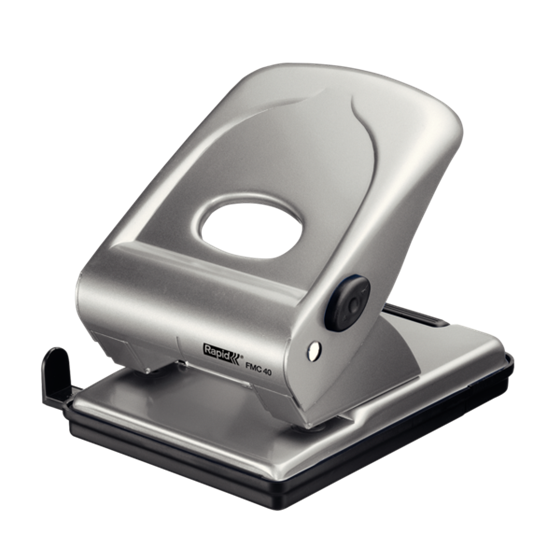 Taladro Metálico Grande Fmc40 Rapid Plata 40 Hojas