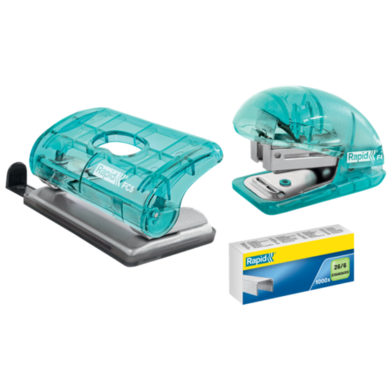 Mini Grapadora Rapid Colour'Breeze F4 Surtidos