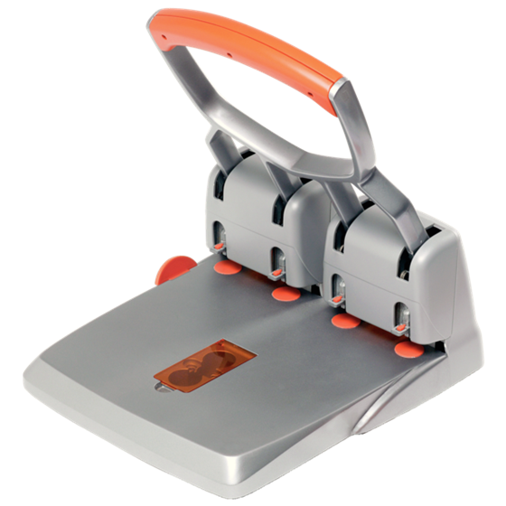 Taladro Para Gruesos Supreme De Rapid Hdc150/4 Orificios Plata/ Naranja 150 Hojas