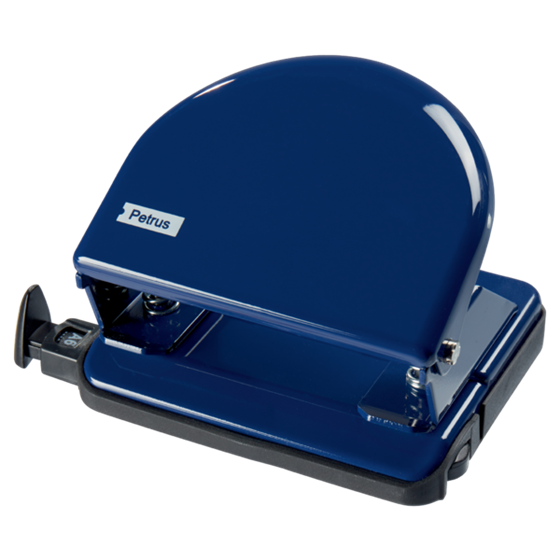 Taladro Metálico De Oficina Mod. 52 De Petrus Azul 2 Mm/20 Hojas (Papel 80 Grs.)