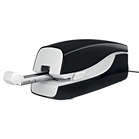 Grapadora Eléctrica De Grapado Plano E-120 Contactless De Petrus Negro