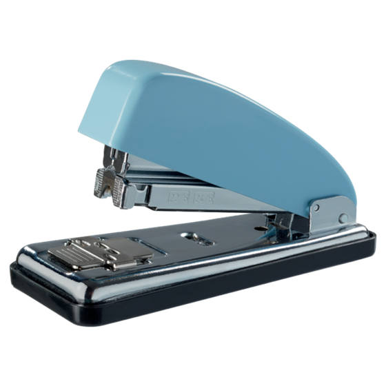 Grapadora Metálica De Oficina Mod. 226 De Petrus Edición Retro Fondant Blue