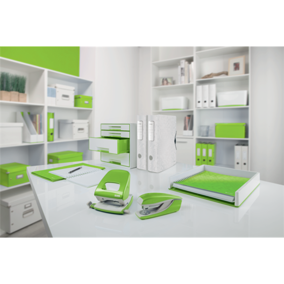 Taladro Metálico De Oficina Mod. 62 Wow De Petrus Verde 3 Mm/30 Hojas (80 Grs).