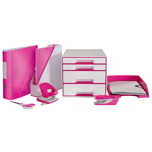 Taladro Metálico De Oficina Mod. 62 Wow De Petrus Fucsia 3 Mm/30 Hojas (80 Grs).