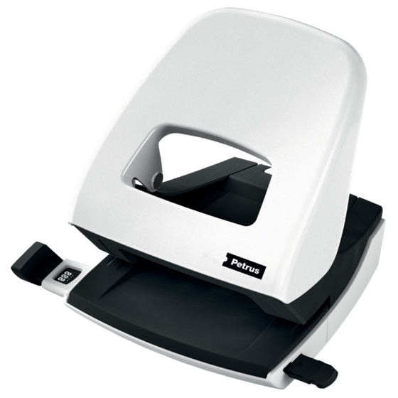 Taladro Metálico De Oficina Mod. 62 Wow De Petrus Blanco 3 Mm/30 Hojas (80 Grs).