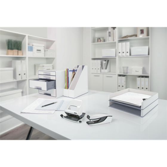 Taladro Metálico De Oficina Mod. 62 Wow De Petrus Blanco 3 Mm/30 Hojas (80 Grs).