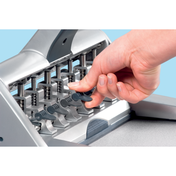 Taladro De Punzones Móviles Mod. 514 De Petrus Plata 3 Mm/30 Hojas (Papel 80 Grs.)