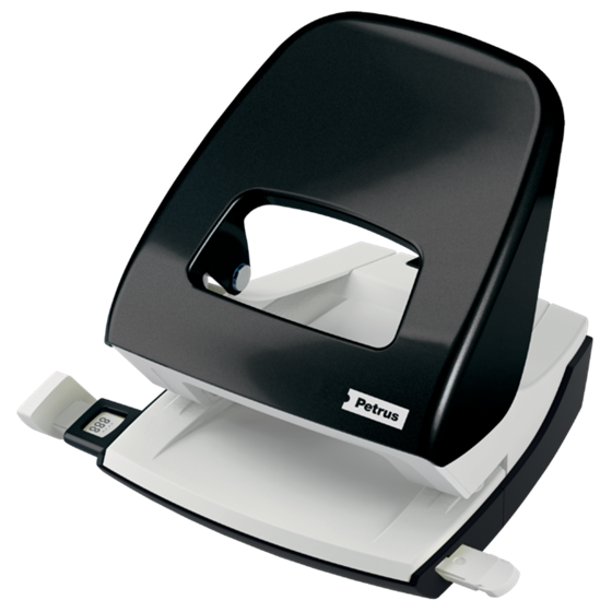 Taladro Metálico De Oficina Mod. 62 Wow De Petrus Negro 3 Mm/30 Hojas (80 Grs).